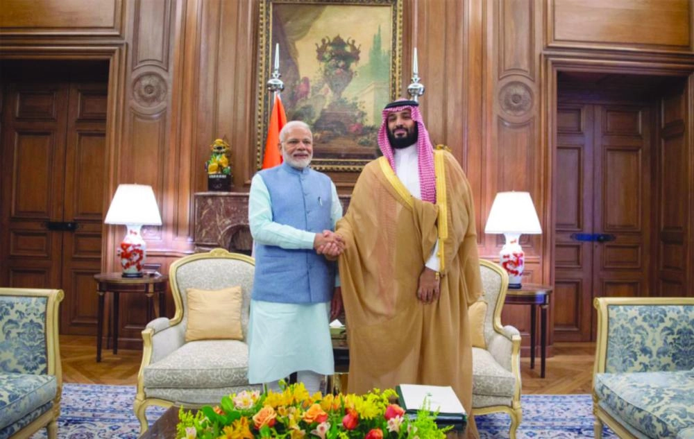 ولي العهد ورئيس وزراء الهند (واس)