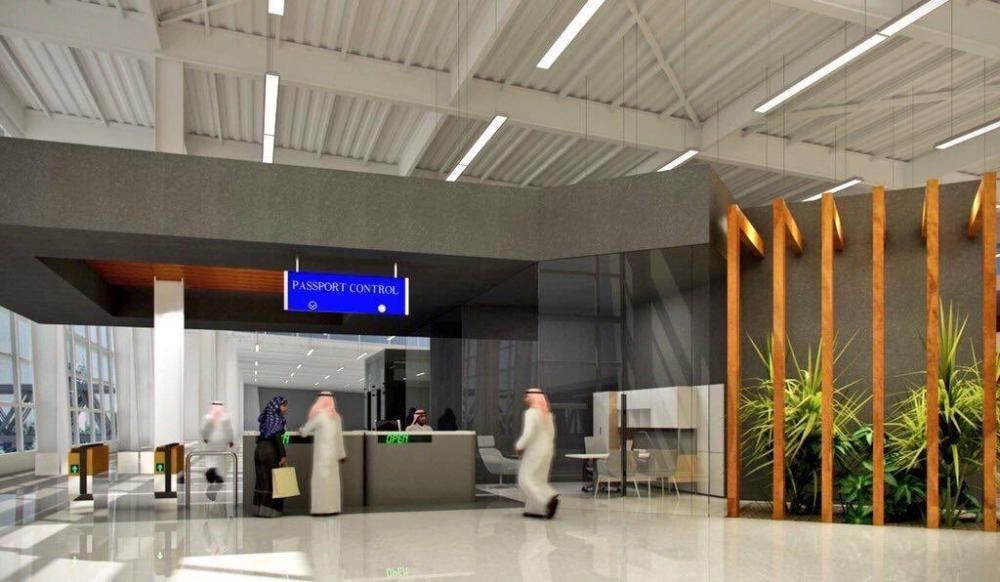 أنموذج لإحدى صالات المطار                                                      (مكة)