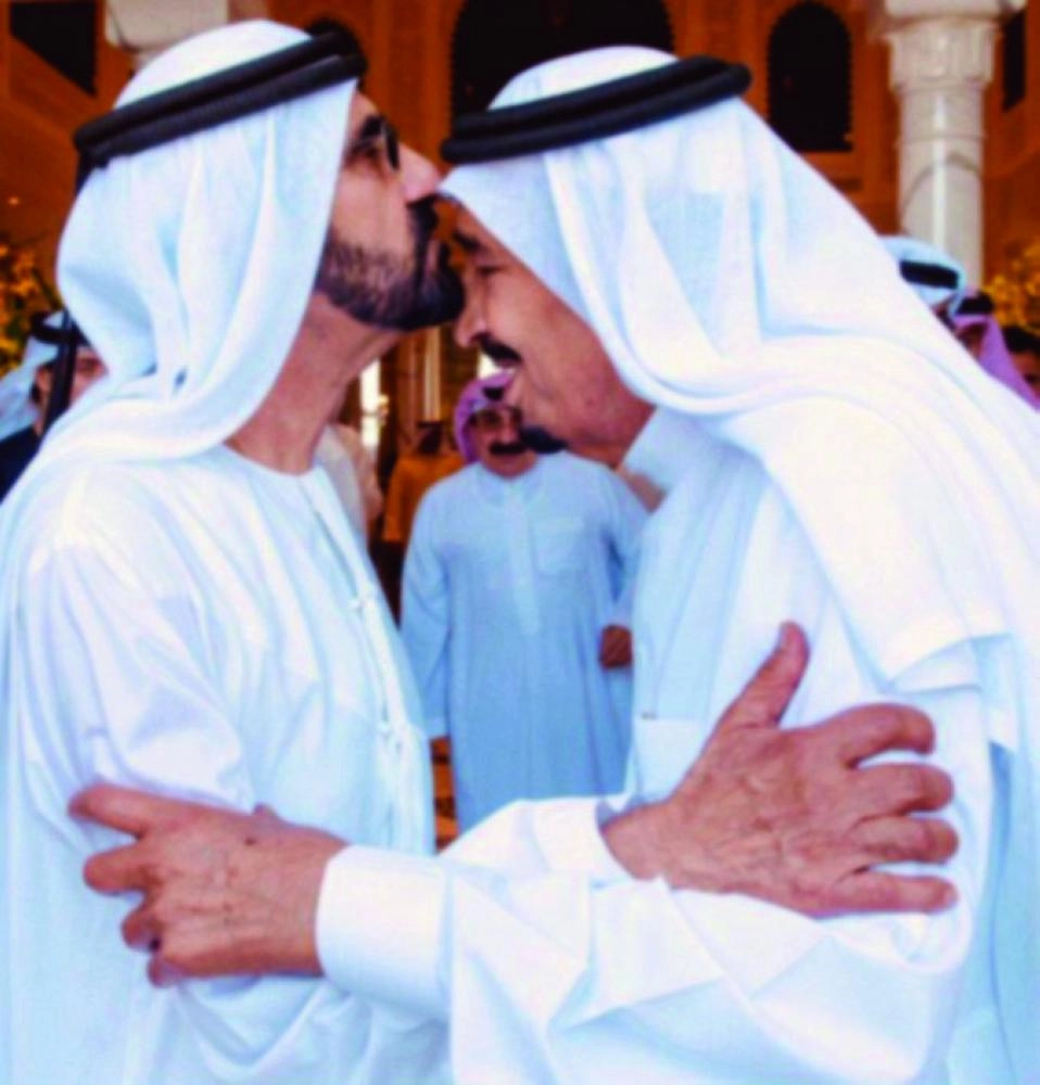 الملك سلمان بن عبدالعزيز والشيخ محمد بن راشد (وكالة الأنباء الإماراتية)