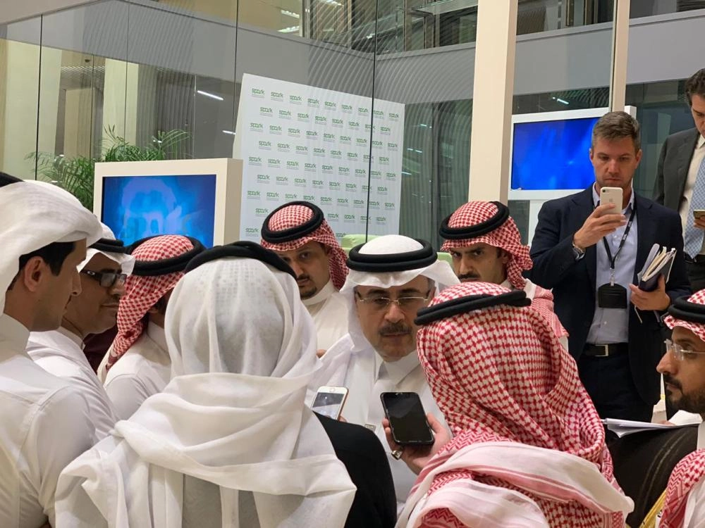 






أمين الناصر متحدثا للصحفيين                                                                                                          (مكة)