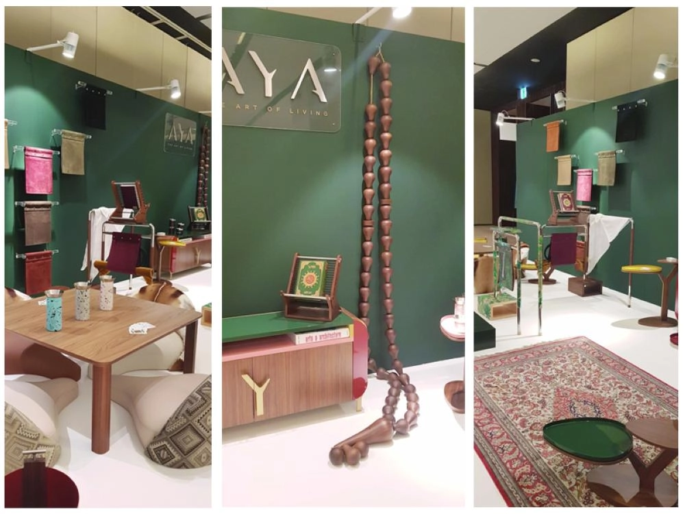 قطع أثاث عرضت خلال أسبوع التصميم                              (مكة)