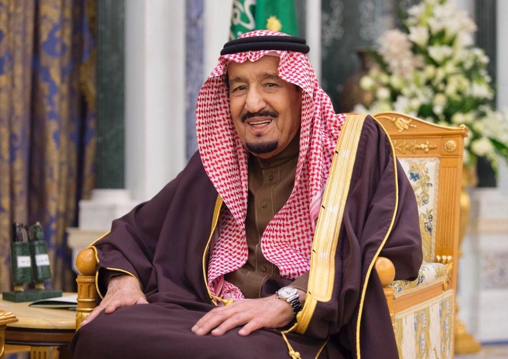 خادم الحرمين خلال اللقاء