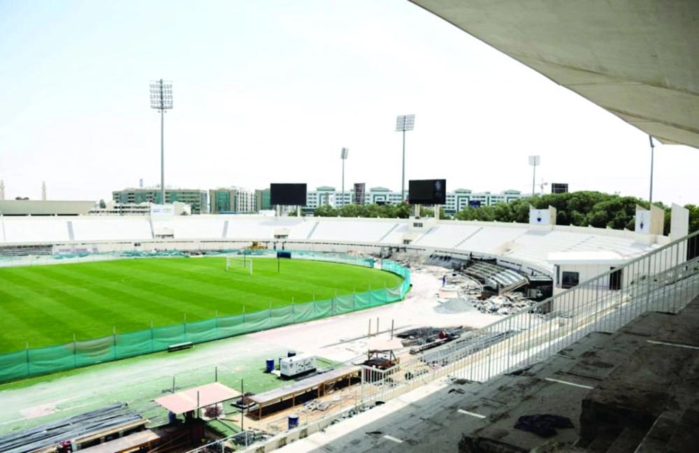 تجهيزات ملعب الشارقة للبطولة (إعلامي الآسيوي)