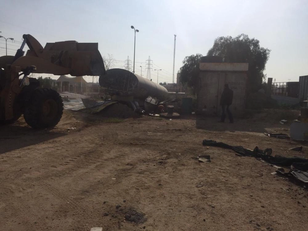 عمليات إزالة التعديات شمال الطائف (مكة)