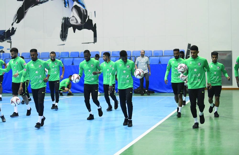 تدريبات المنتخب السعودي في دبي (إعلامي المنتخب)