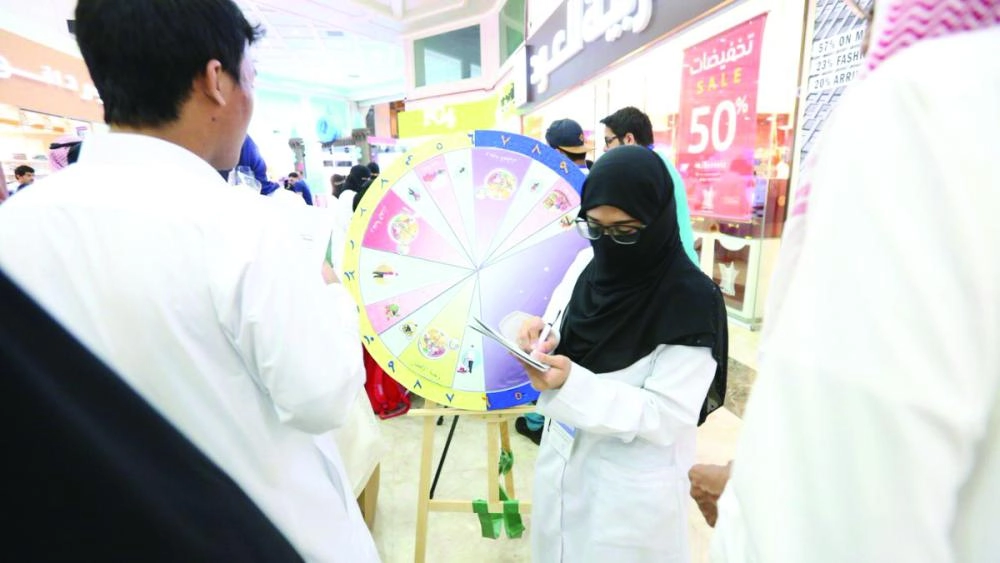 






إحدى الفعاليات الصحية لحصر المرضى بأحد المجمعات          (مكة) 