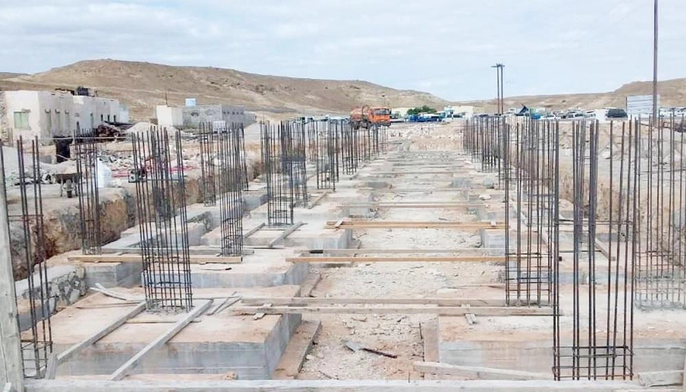 






من الأعمال الإنشائية بمدرسة نشطون                                (تويتر)