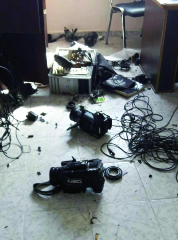 






من آثار التخريب                                   (تويتر)