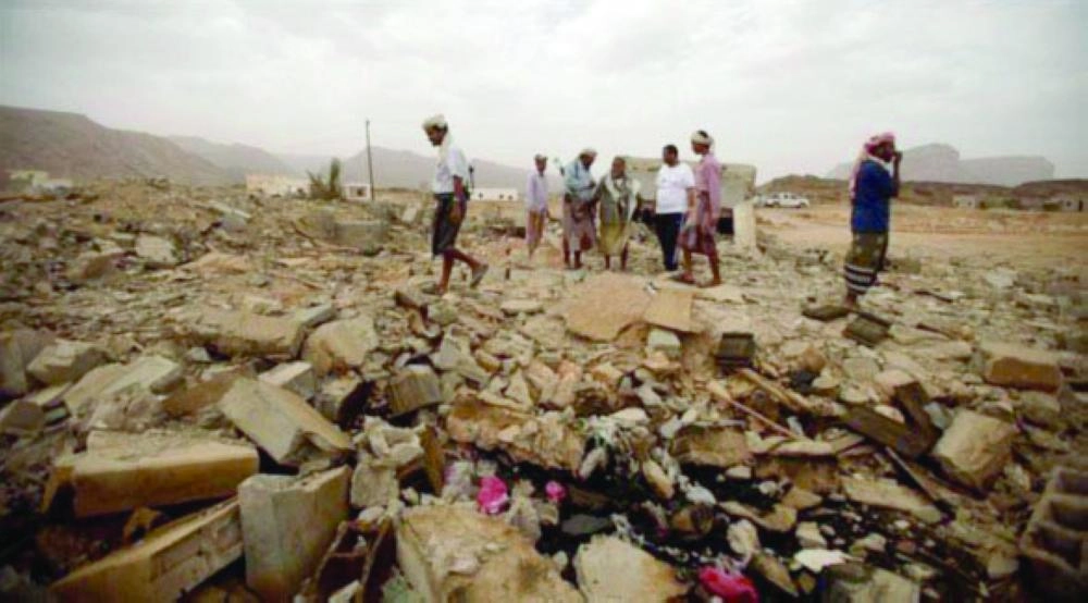 






من آثار القصف الأمريكي                                                                         (تويتر)