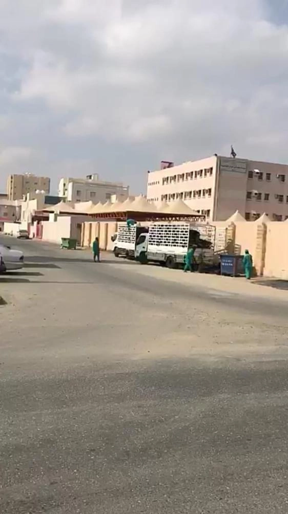 عمالة رئاسة الحرمين أثناء رمي الكراسي  (مكة)