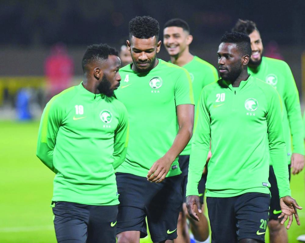 جانب من الاستعدادات لمواجهة اليوم (إعلامي المنتخب)