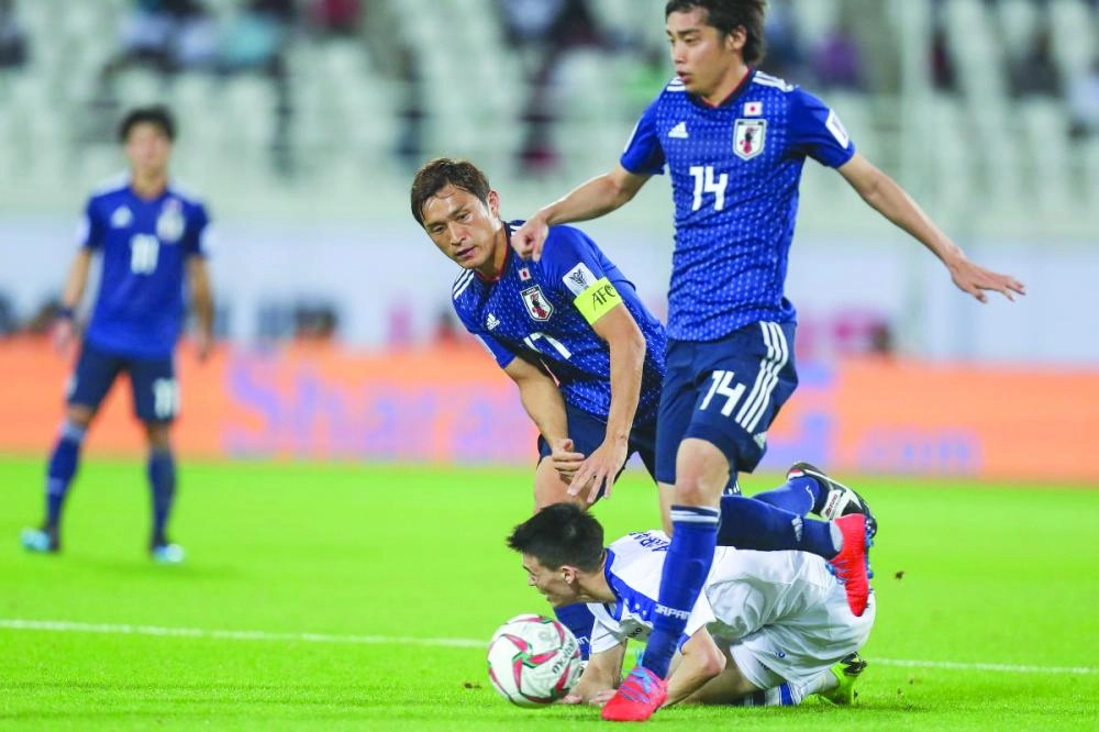 من لقاء اليابان وأوزبكستان (إعلامي أمم آسيا)