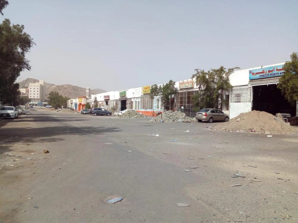 صناعية شارع الحج في العاصمة المقدسة (مكة)