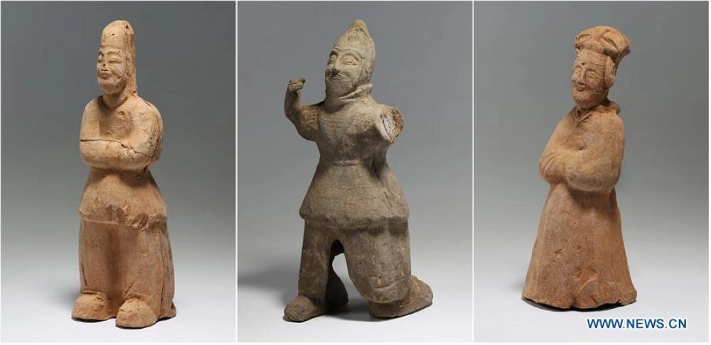 



القبور المكتشفة         (Xinhuanet)