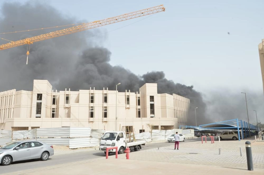 جانب من الحريق (مكة)