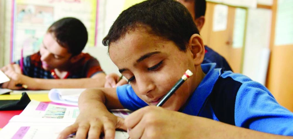 



أطفال داخل فصل مدرسي