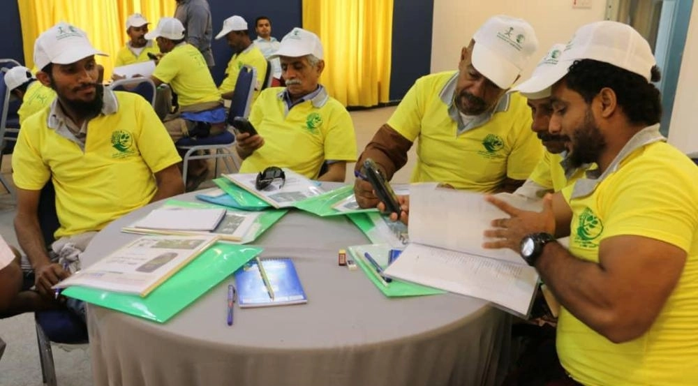 صيادون يمنيون خلال الدورة (واس)