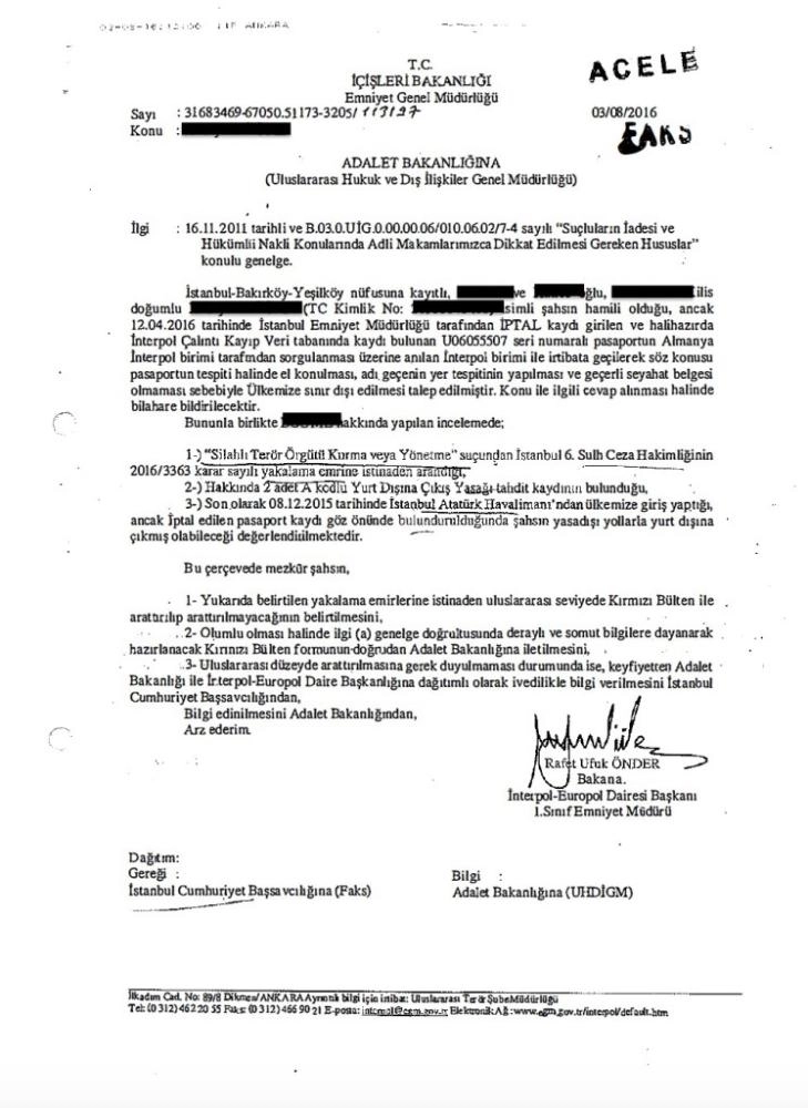 






وثيقة تظهر عملية احتيال 
حول جواز سفر مسروق