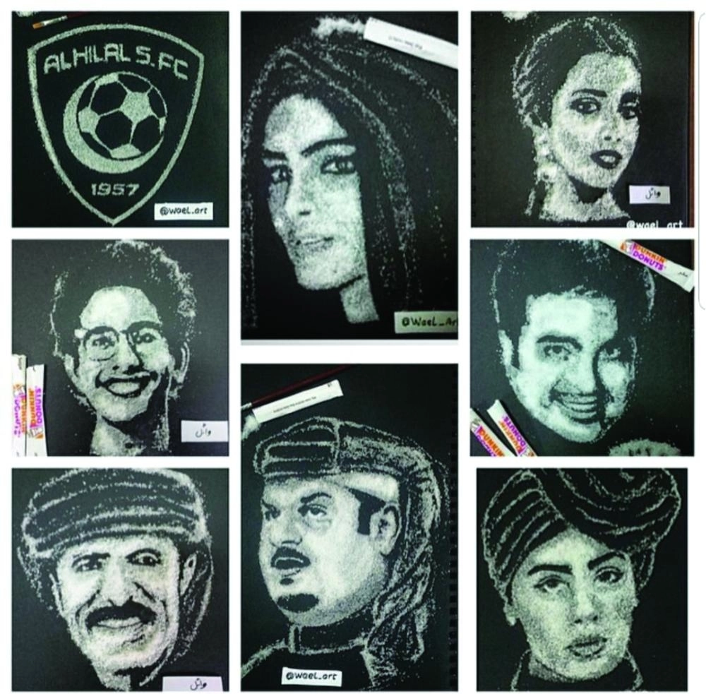 الرسم بالسكر