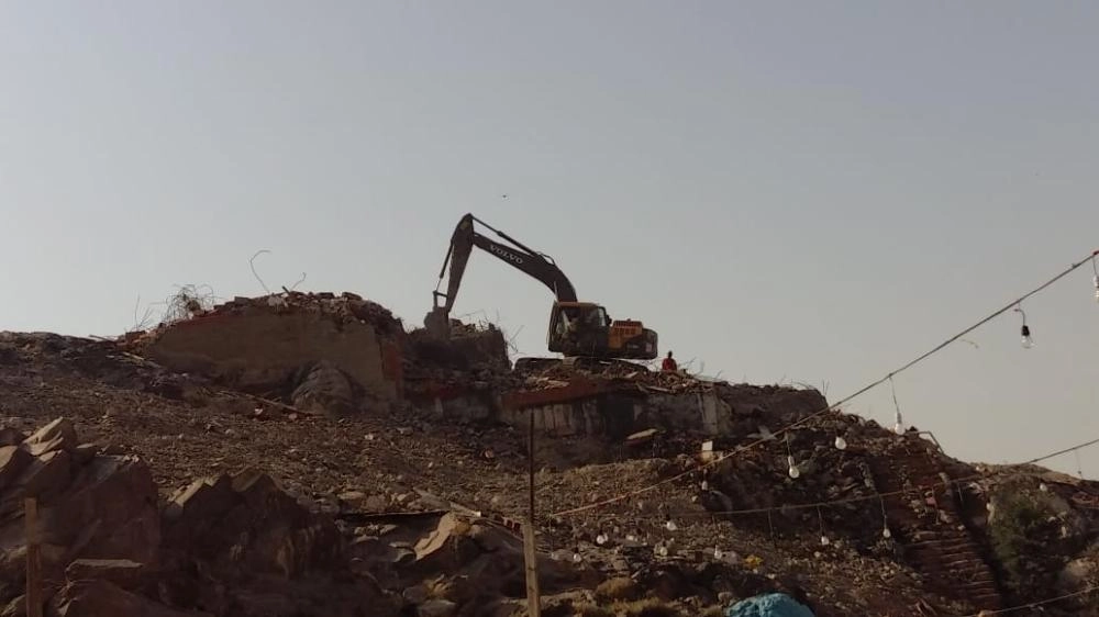 المنزل أثناء الإزالة (مكة)