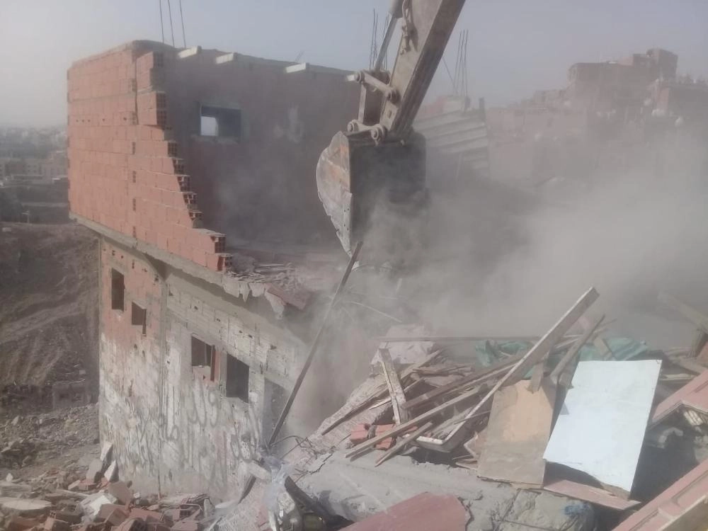 المنزل أثناء الإزالة ( مكة)