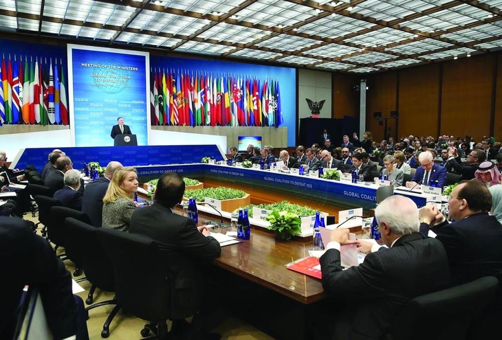 



اجتماع وزراء خارجية دول التحالف ضد داعش                                                                                               (واس)