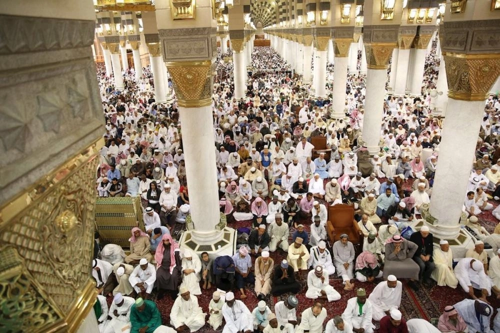 






من صلاة الجمعة بالمسجد النبوي   (شؤون الحرمين)