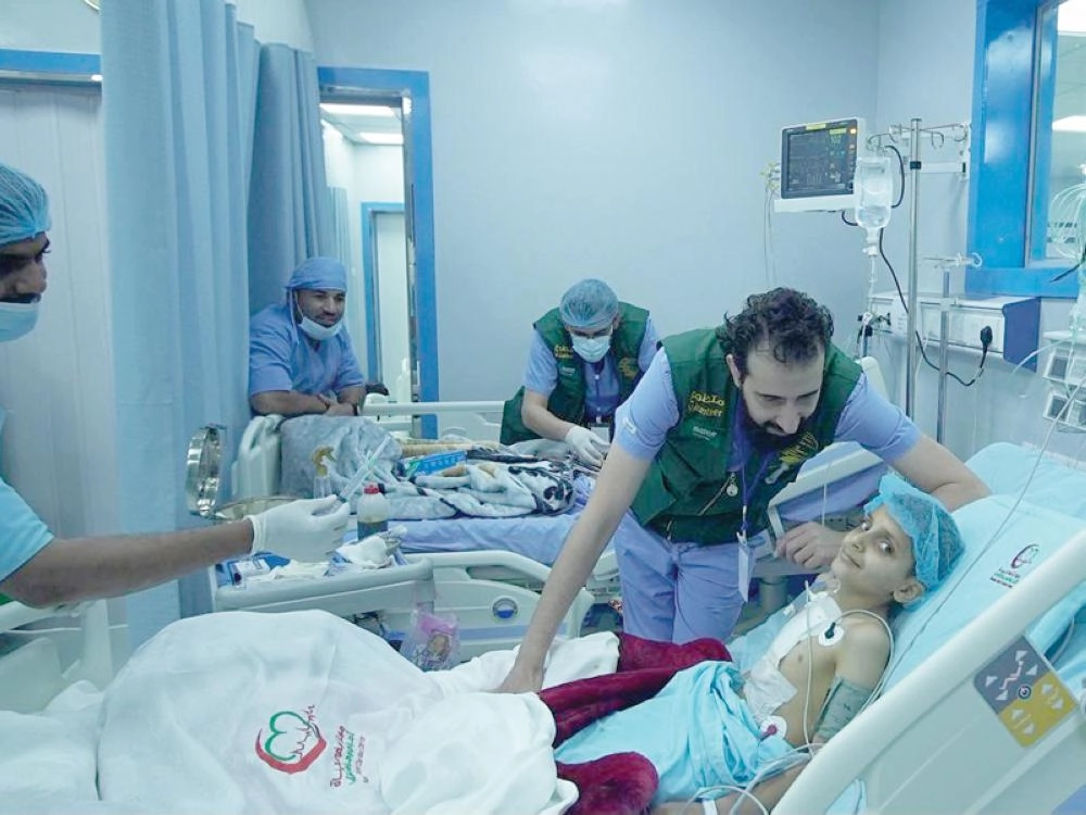 إجراء 99 عملية جراحية وقسطرة قلب لأطفال المكلا (واس)