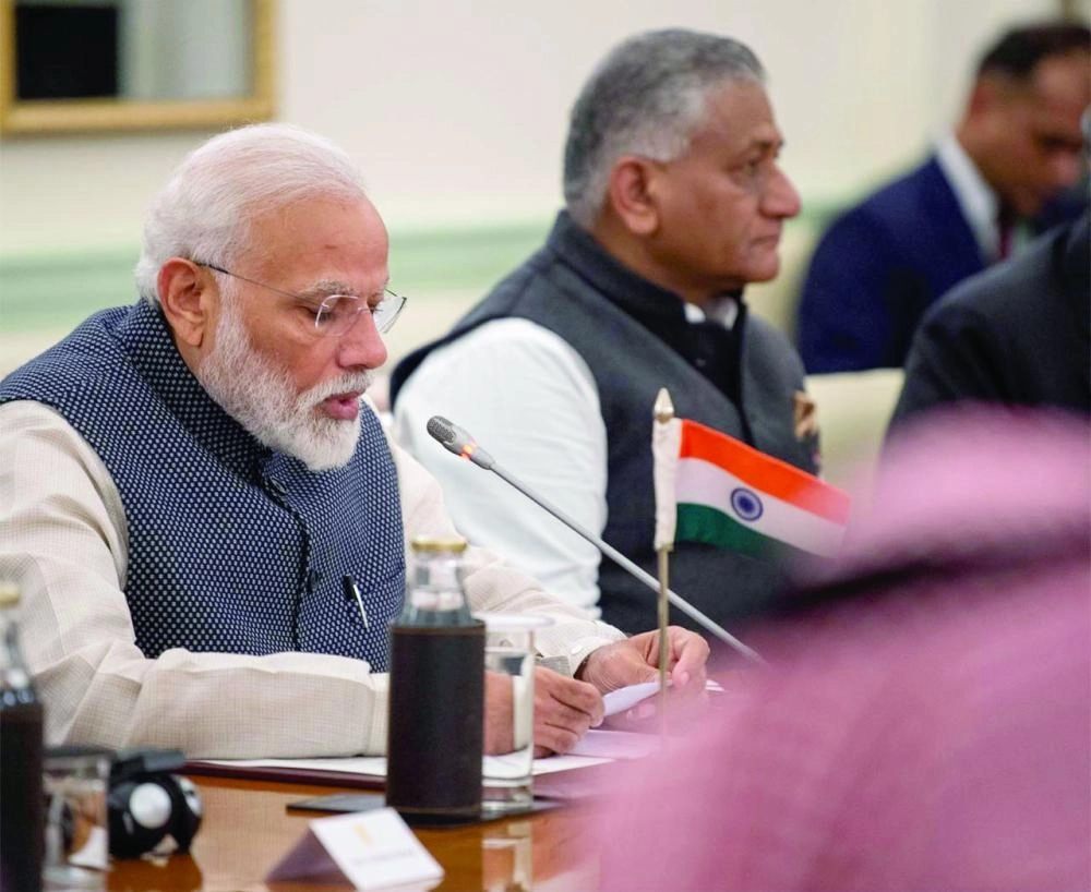 






ناريندرا مودي خلال الاجتماع