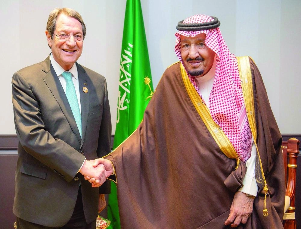 






خادم الحرمين لدى لقائه نيكوس أناستاسيادس