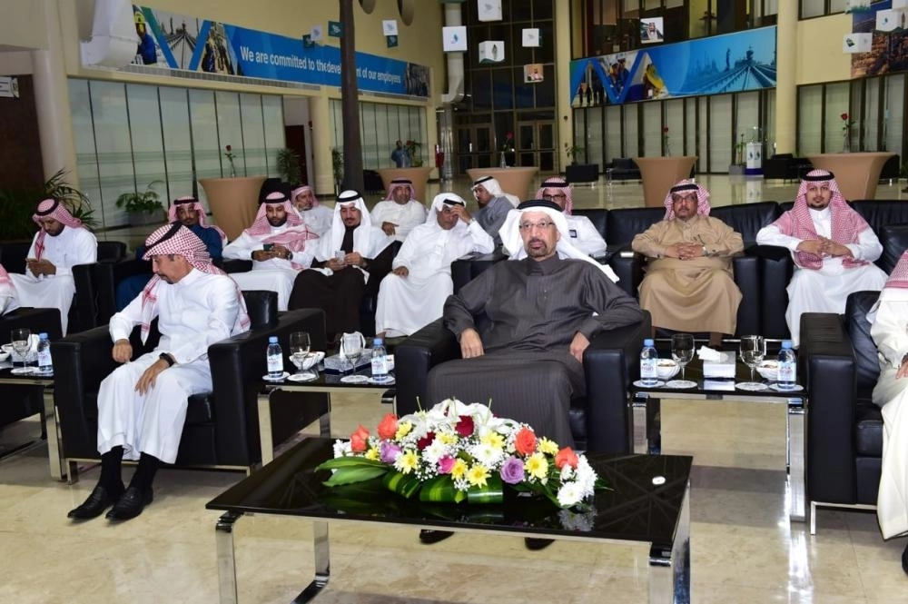 خلال حفل الاستقبال بإحدى الشركات (مكة)