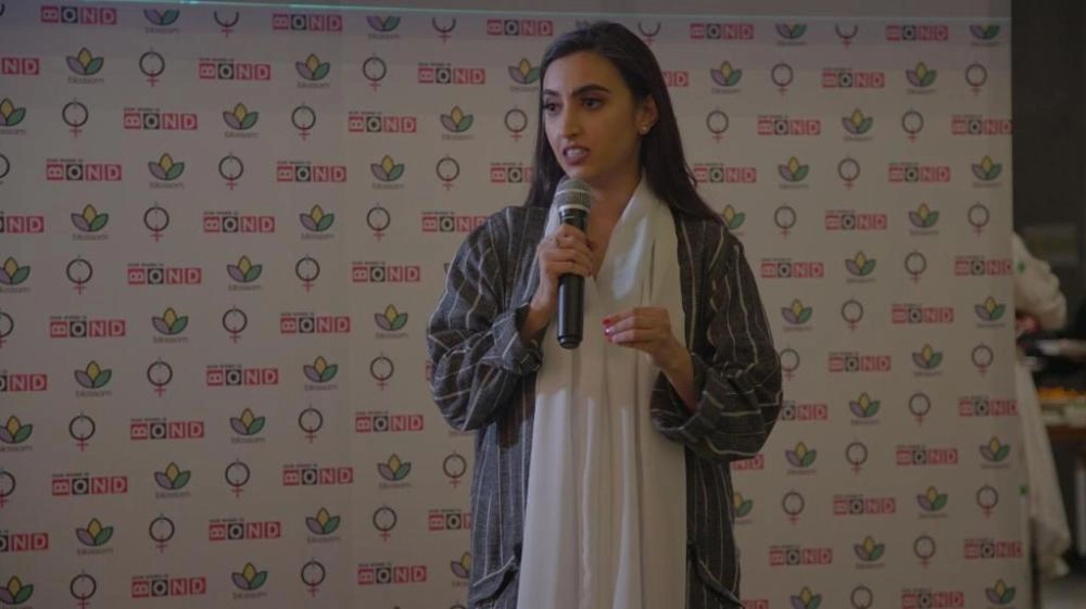 



لولوة الشريف خلال مشاركتها في فعالية ثقة        (مكة)