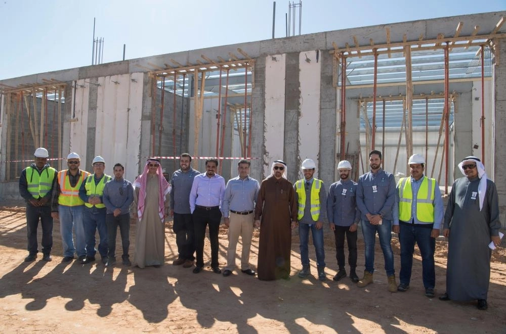 الفالح أثناء الجولة