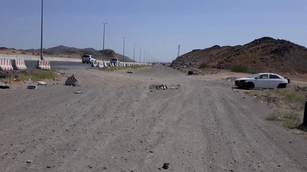 طريق الخدمة كما بدا (مكة)