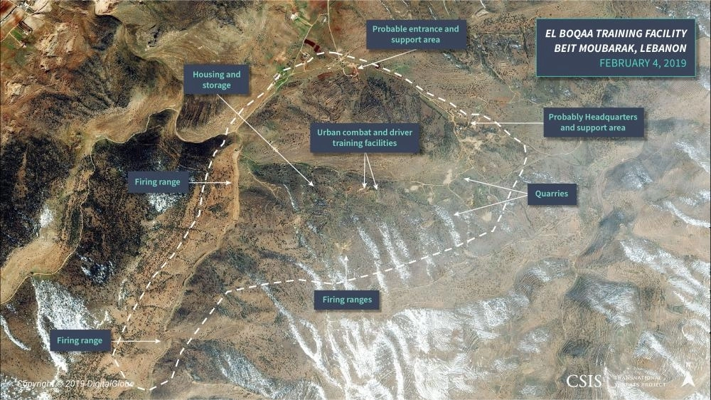 






صور الأقمار الصناعية لمعسكر تدريب حزب الله بالبقعة 
(مركز الدراسات الاستراتيجية والدولية)