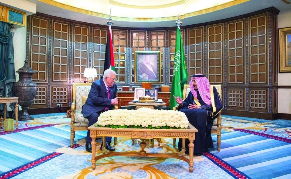 






.. ولدى لقائه الرئيس الفلسطيني في وقت سابق