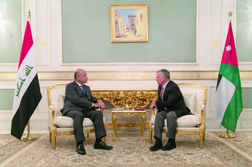 لقاء أردني عراقي (د ب أ)