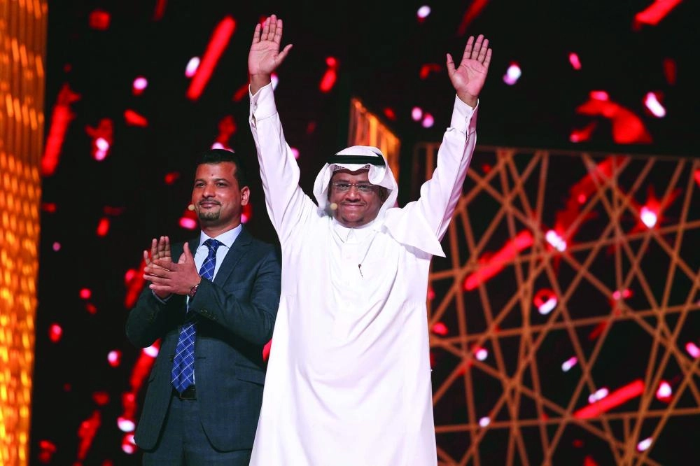 سلطان السبهان محتفلا (مكة)