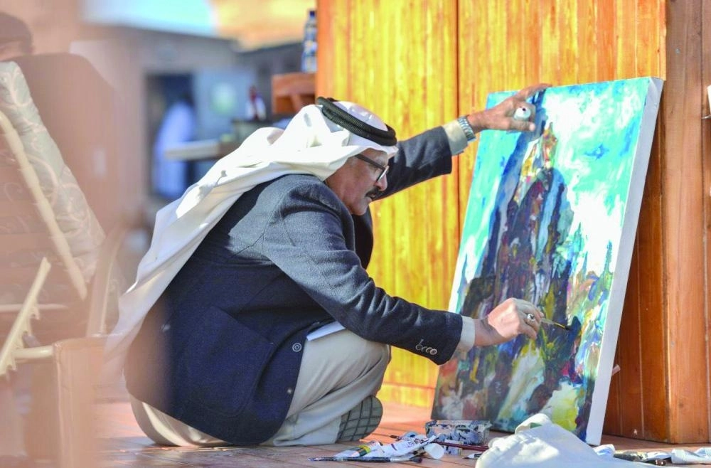 



أحد الفنانين في فعالية سابقة                                  (مكة)