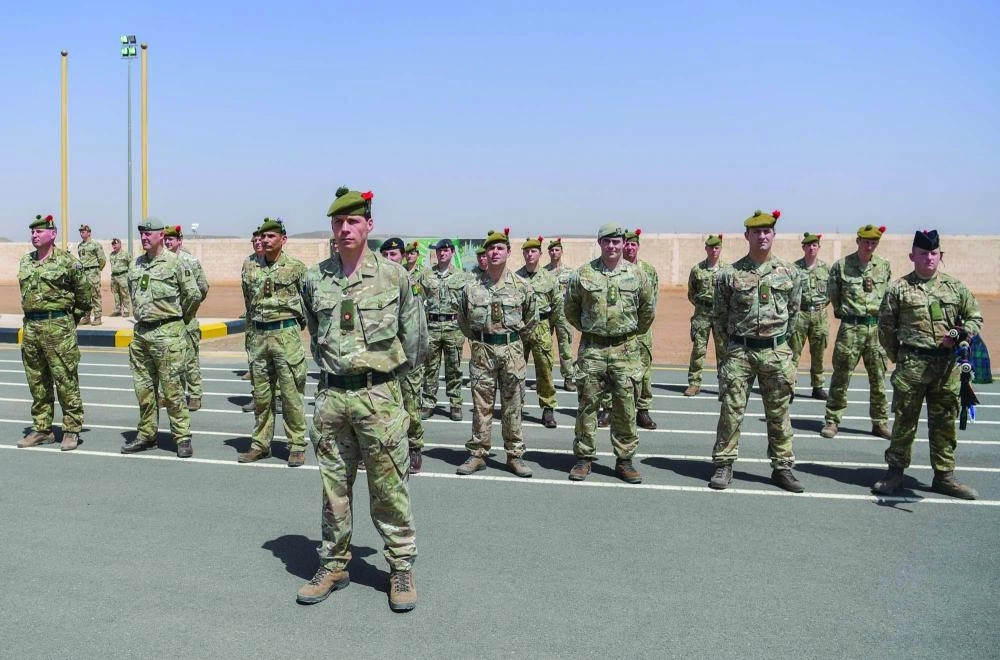 






قوات بريطانية مشاركة في التمرين