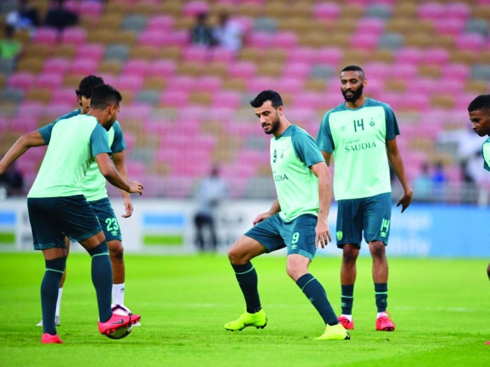 تدريب الأهلي لمواجهة الوحدة (إعلامي الأهلي)