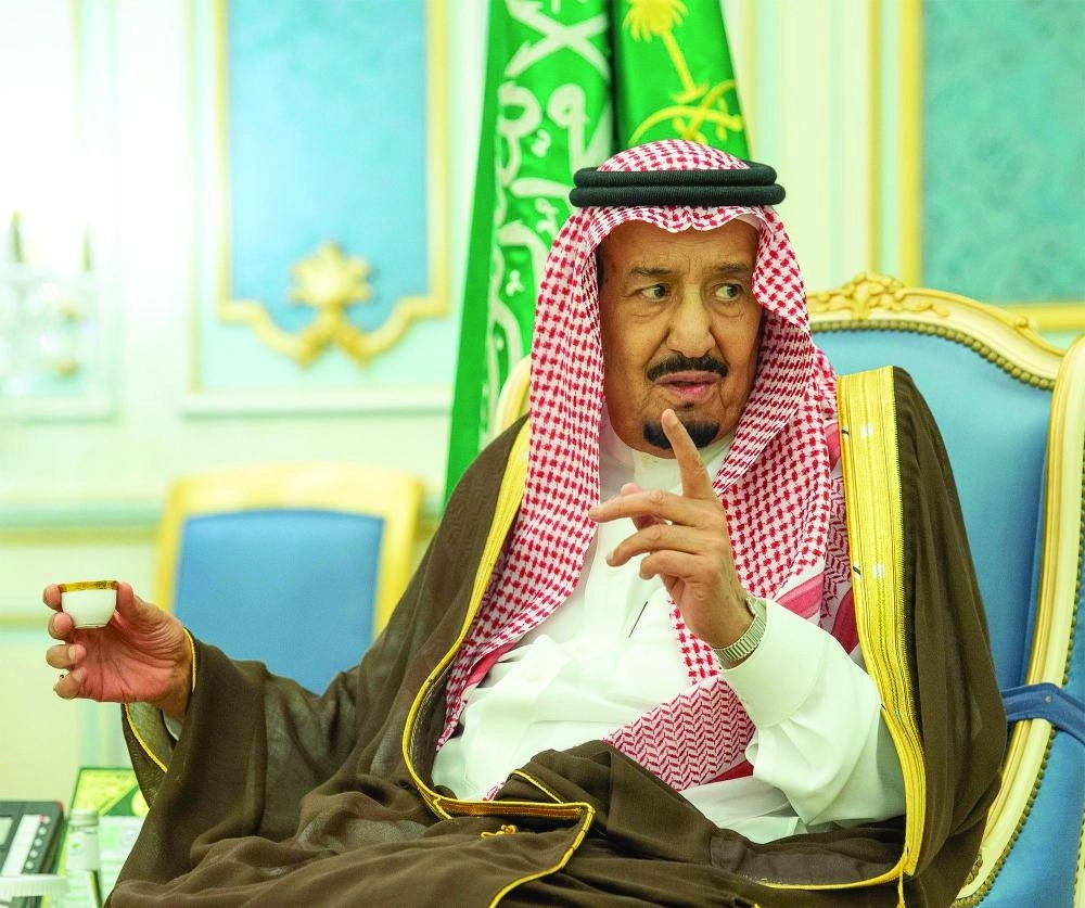 






خادم الحرمين الشريفين خلال اللقاء