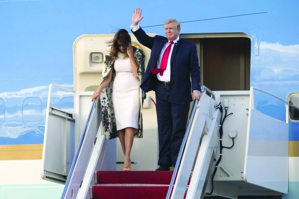 الرئيس وزوجته تجاوزا أزمة تقرير مولر (د ب أ)