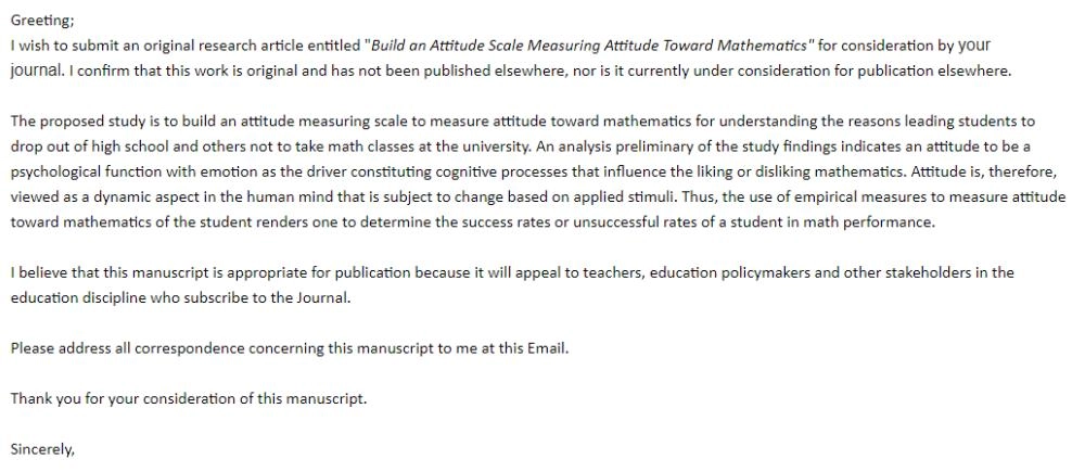 






رسالة طلب نشر البحث الأول