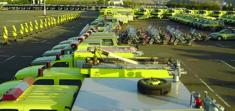 






آليات ضمن تجهيزات الدفاع المدني                                         (مكة)