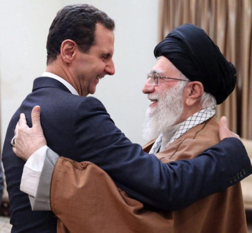 بشار الأسد مع خامنئي (مكة)