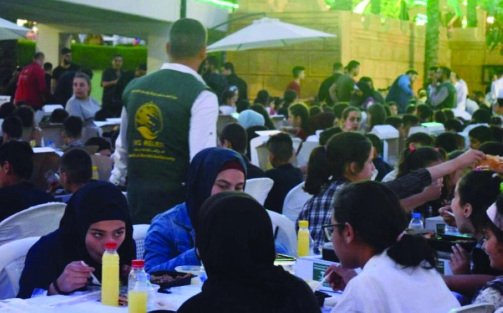 مشروع القرية الرمضانية في بيروت (واس)