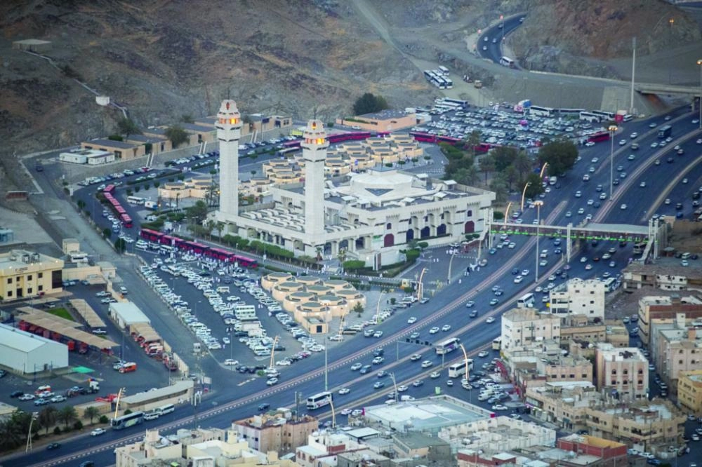 صورة جوية لمسجد أم المؤمين عاشة رضي الله عنها      (أحمد بارجاء)