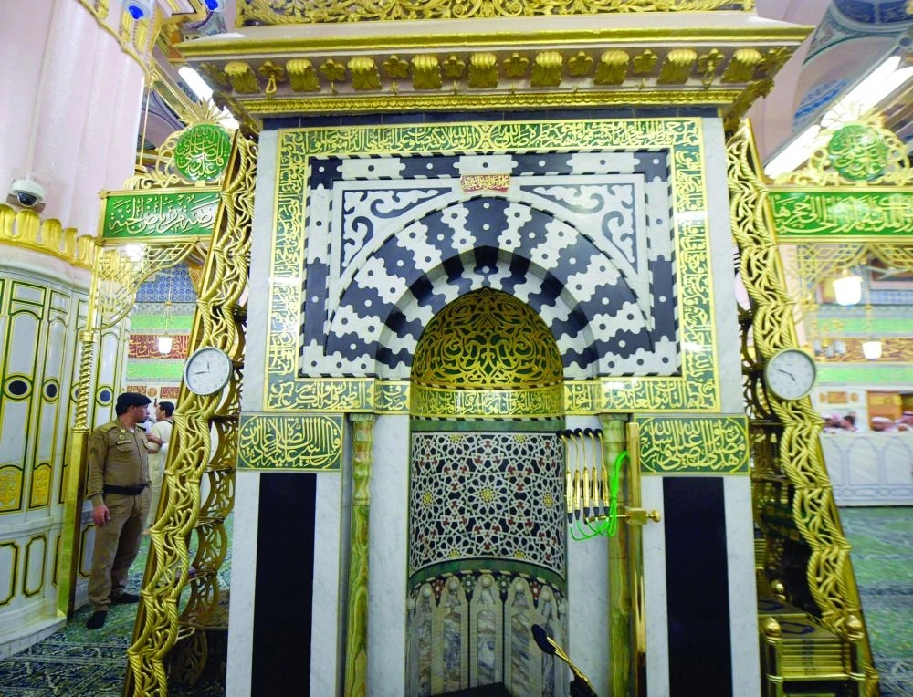 الروضة الشريفة بالمسجد النبوي (واس)