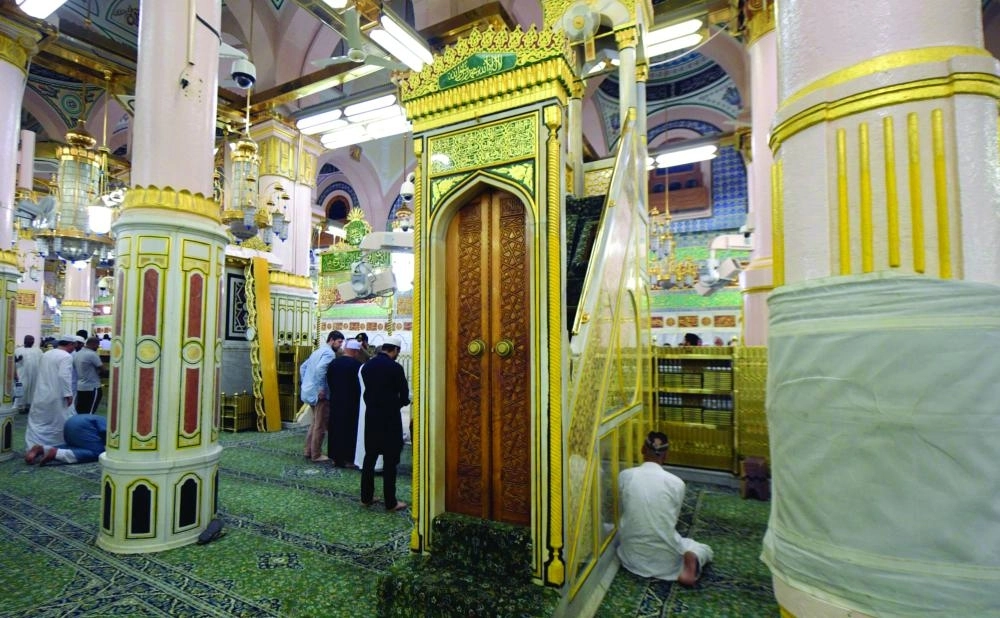 الروضة الشريفة بالمسجد النبوي (واس) 